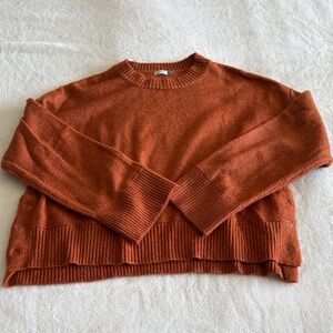 yarn&sea  Rust Women's Crew Neck Sweater / XL